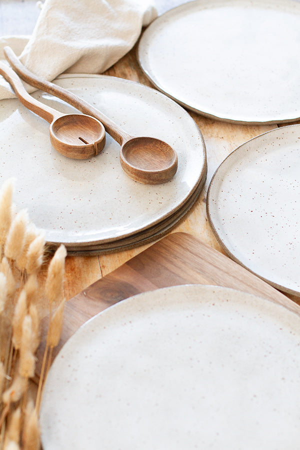 Mogop Plates - Stoneware - Brown Clay 